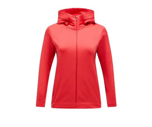 PEAK PERFORMANCE Damen Rider Tech Zip Kapuzenjacke rot
