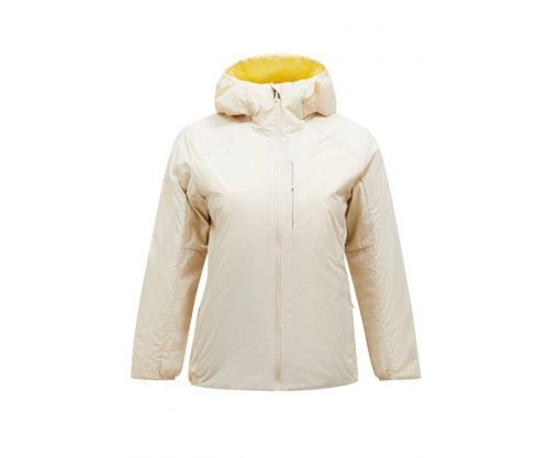 PEAK PERFORMANCE Damen Freelight Reversible Kapuzenjacke weiß/gelb