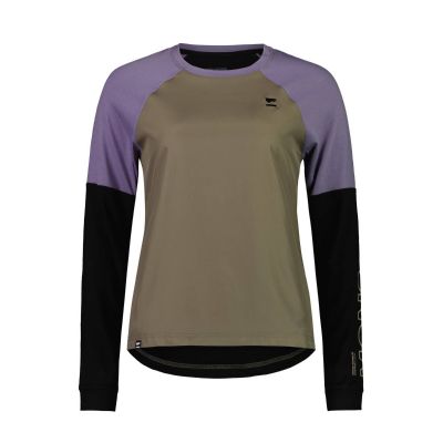 MONS ROYALE Damen Tarn Merino Shirft Wind Jersey Braun