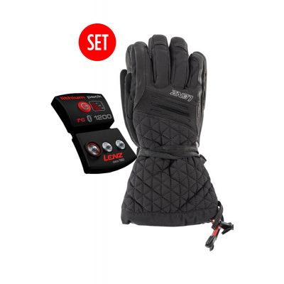 LENZ SET: Heizhandschuhe 4.0 Damen + Lithium pack rcB 1200