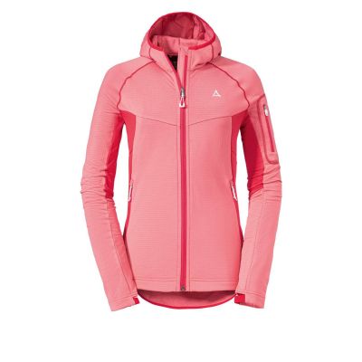 SCHÖFFEL Damen Fleece Hoody Hydalen Rot