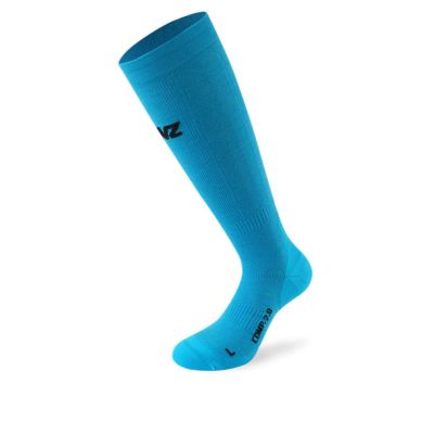 LENZ Compression 2.0 Socken Merino blau