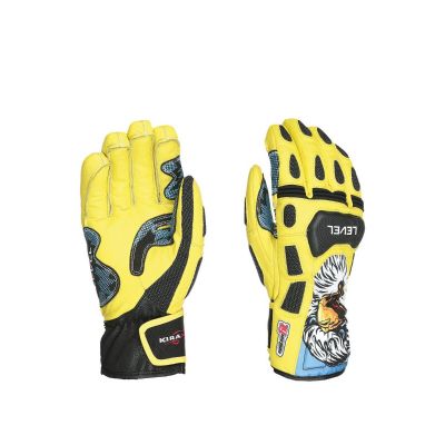 LEVEL Ski Rennhandschuh SQ CF gelb