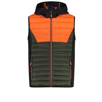 CMP Kids Hybridweste mit Kapuze orange