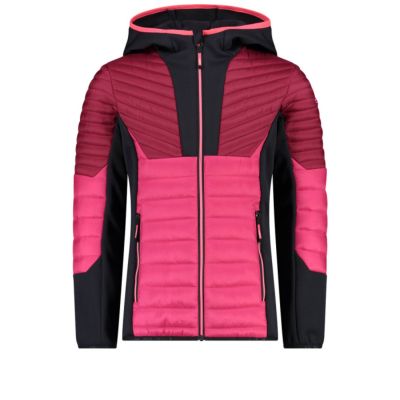 CMP Kids Hybridjacke mit Kapuze pink
