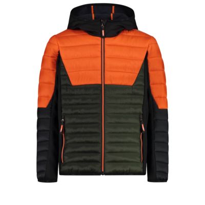 CMP Kids Hybrid Kapuzenjacke orange