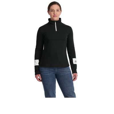 SPYDER Damen Speed Fleece 1/2 Zip Midlayer schwarz