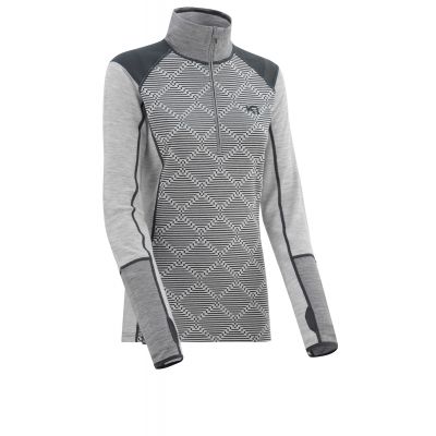 KARI TRAA Rett H/Z Top Damen Grau