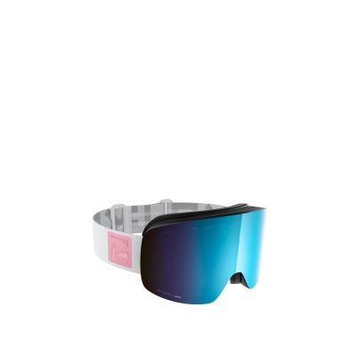 Flaxta Prime Skibrille weiß/matt pink