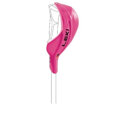 LEKI Racing Schlagschutz Closed Worldcup pink