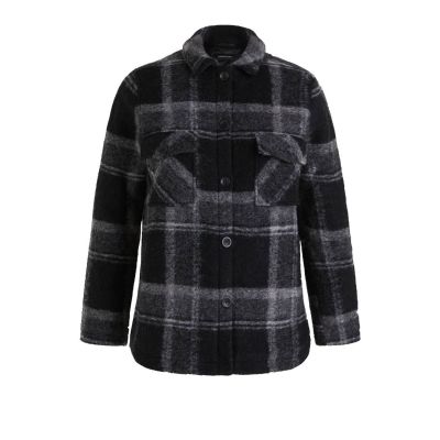 PEAK PERFORMANCE Kelly Woll Shirt Jacke schwarz