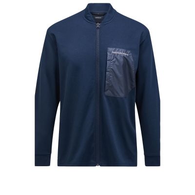 PEAK PERFORMANCE Herren Midlayer Jacke Blau