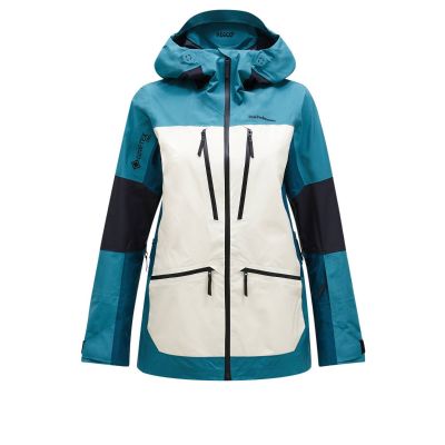 PEAK PERFORMANCE Damen Vertical Gore-Tex Pro Skijacke blau/weiss