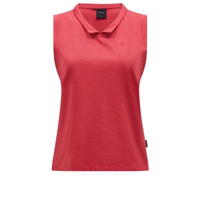 PEAK PERFORMANCE Damen Coolmax Baumwollshirt rot