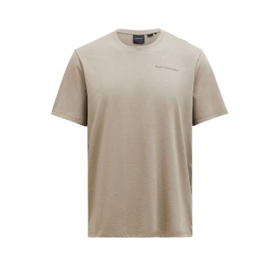 PEAK PERFORMANCE Herren Explore Logo T-Shirt beige