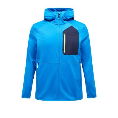 PEAK PERFORMANCE Herren Utility Light Zip Kapuzenjacke blau