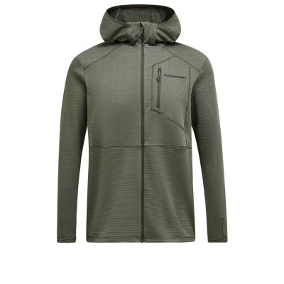 PEAK PERFORMANCE Herren Trail Polartec Kapuzenjacke grün
