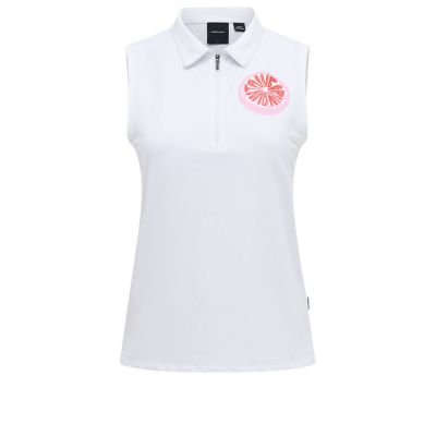 PEAK PERFORMANCE Damen Comfort Zip Poloshirt weiss