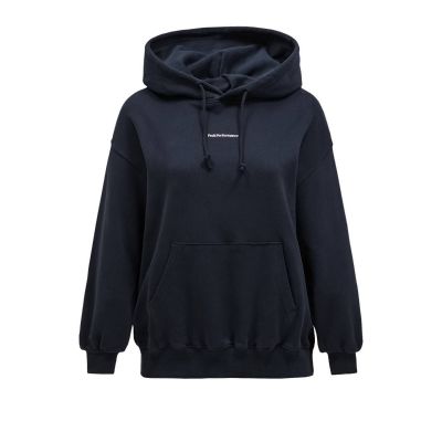 PEAK PERFORMANCE Damen Original Terry Kapuzenpullover schwarz