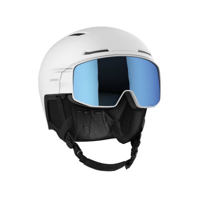 SALOMON Driver Pro Sigma MIPS Visier Skihelm weiss