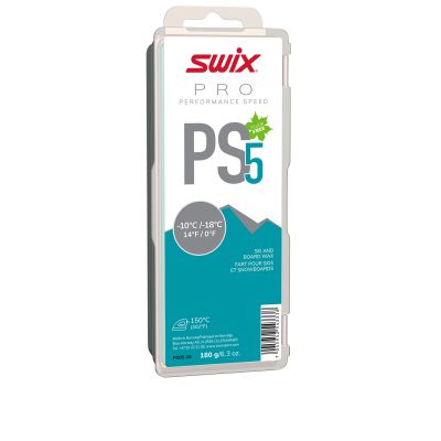 SWIX PS5 Turquiose Skiwachs 180g