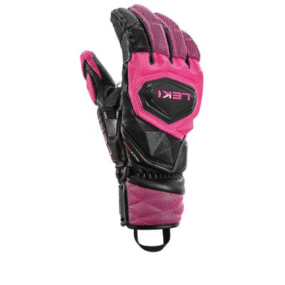 LEKI WCR Venom SL 3D Rennhandschuh schwarz/neonpink