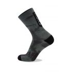 MONS ROYALE Atlas Crew Merino Socken schwarz/grau