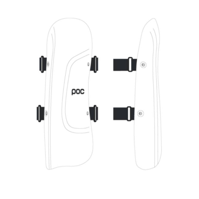 POC Schienbeinschoner Classic Junior weiss