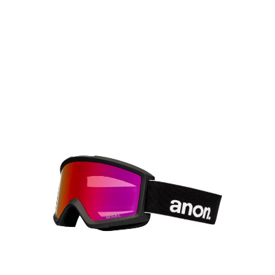 ANON Helix 2.0 Skibrille + Bonus Lens black/sunny red