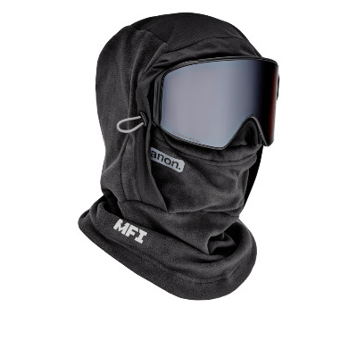 ANON  MFI Fleece Helmkapuze schwarz