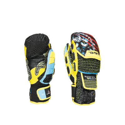 LEVEL Worldcup CF Fäustling Rennhandschuh gelb/blau