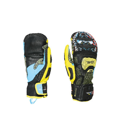 LEVEL SQ CF Fäustling Rennhandschuh schwarz/blau