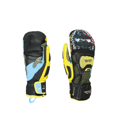 LEVEL SQ CF Fäustling Rennhandschuh schwarz/blau