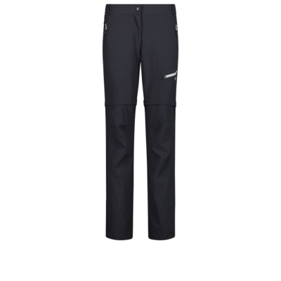 CMP Damen Zip-off-Wanderhose schwarz