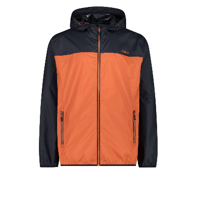 CMP Herren Regenjacke orange/schwarz