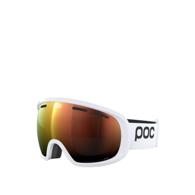 POC Fovea Skibrille Hydrogen weiss/Partly Sunny Orange