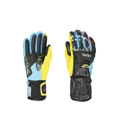 LEVEL SQ Junior CF Rennhandschuh gelb/blau