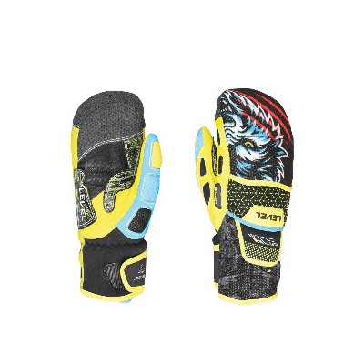 LEVEL Worldcup Junior CF Fäustling Rennhandschuh blau