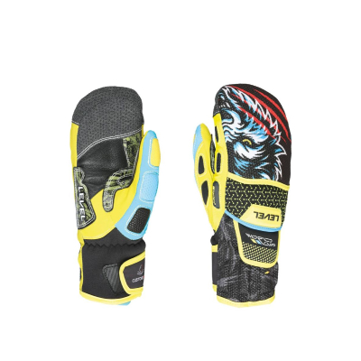 LEVEL Worldcup Junior CF Fäustling Rennhandschuh blau