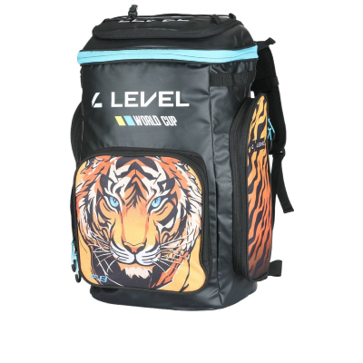 LEVEL Rucksack Ski Team 40lt. Orange mit Tigerdruck