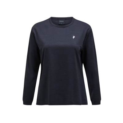 PEAK PERFORMANCE Damen Trail Langarmshirt schwarz