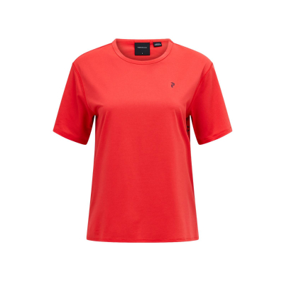 PEAK PERFORMANCE Damen Trail Kurzarmshirt rot