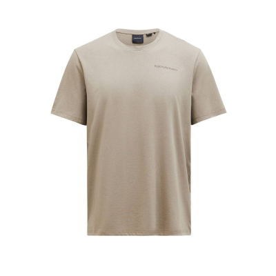 PEAK PERFORMANCE Herren Explore Logo T-Shirt beige