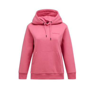 PEAK PERFORMANCE  Damen Original Small Logo Kapuzenpullover pink