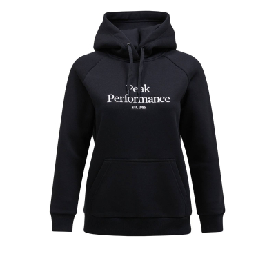 PEAK PERFORMANCE Damen Original Kapuzenpullover schwarz
