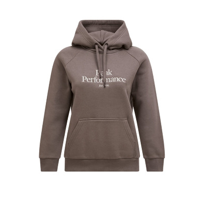 PEAK PERFORMANCE Damen Original Kapuzenpullover braun