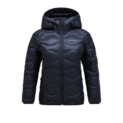PEAK PERFORMANCE Damen Helium Daunen Kapuzenjacke schwarz