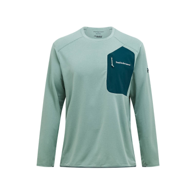 PEAK PERFORMANCE Herren Freelight Polartec Power Grid Crew grün