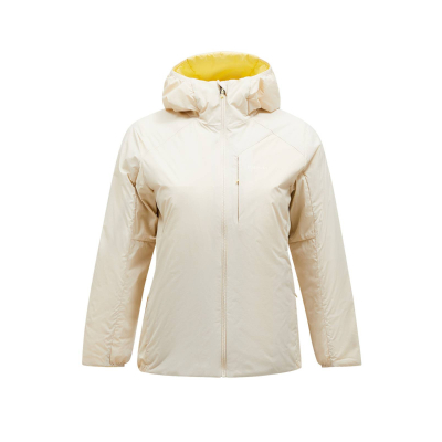 PEAK PERFORMANCE Damen Freelight Reversible Kapuzenjacke weiß/gelb