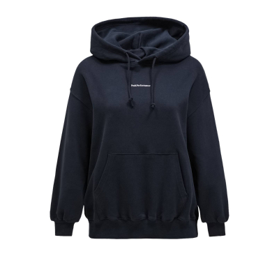 PEAK PERFORMANCE Damen Original Terry Kapuzenpullover schwarz